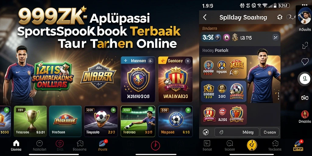 Tampilan pengguna <strong>999ZK</strong> saat memasang taruhan olahraga.