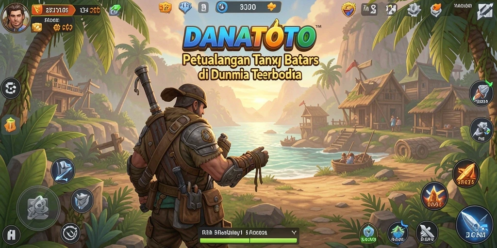 Screenshot DANATOTO menampilkan gameplay seru di dunia terbuka.