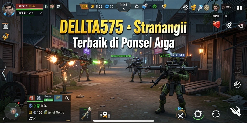 Tampilan gameplay seru dalam DELTA575 dengan aksi strategi yang mendebarkan.