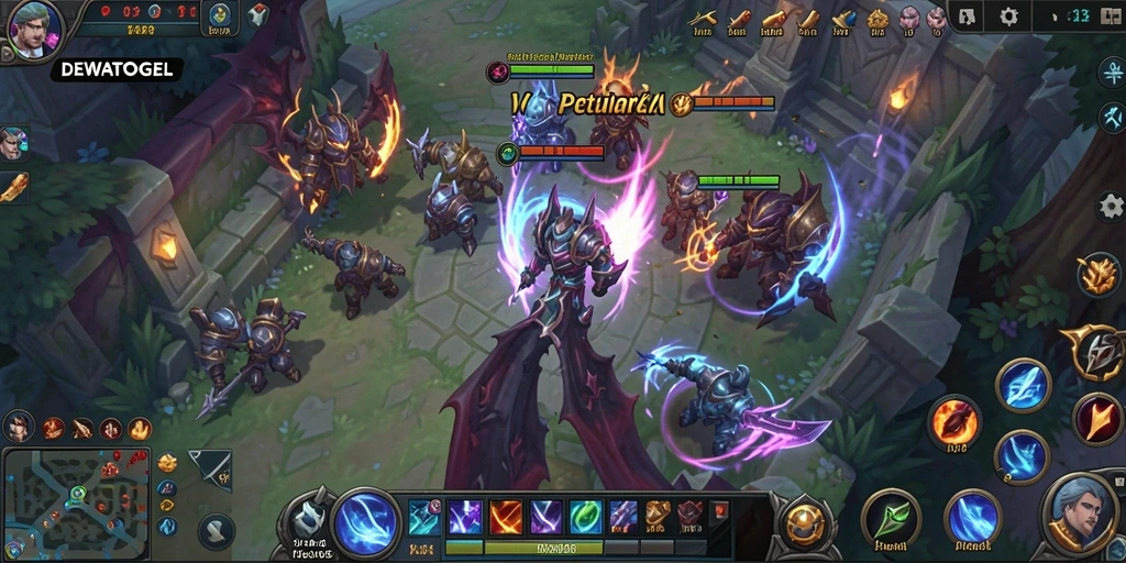 Screenshot gameplay DEWATOGEL yang menampilkan aksi seru di dunia MMORPG.
