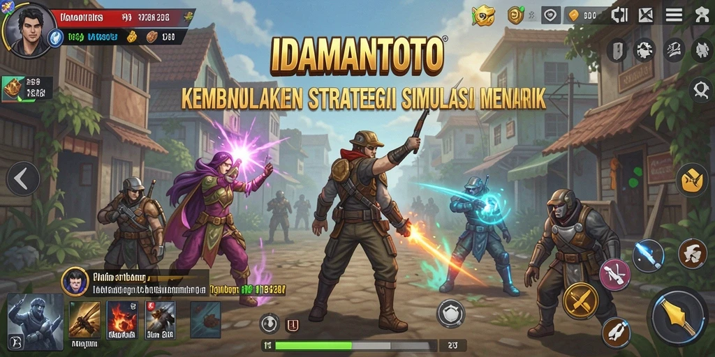 Tampilan gameplay menarik dari IDAMANTOTO dengan elemen simulasi yang mendalam.