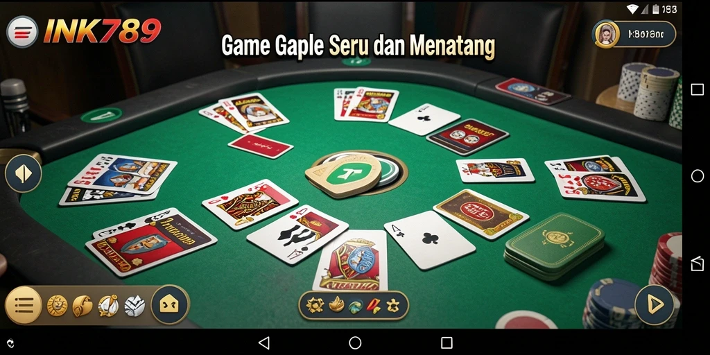 Tampilan gameplay seru dan interaktif dari INK789.