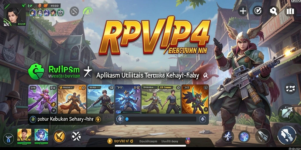 Tampilan antarmuka aplikasi Utilitas RPVIP4 yang menarik dan mudah digunakan.