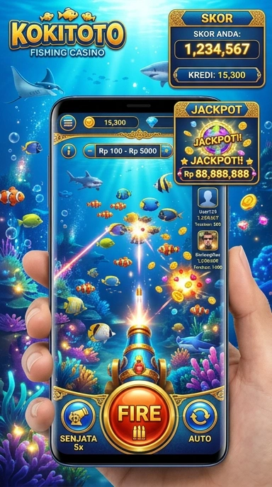 Screenshot antarmuka pengguna kokitoto yang menarik.